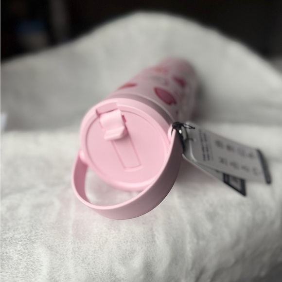 Hydrapeak Valentines Day coquette red pink bows + hearts nomad bottle - Picture 6 of 7